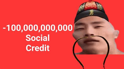 china social credit meme song.